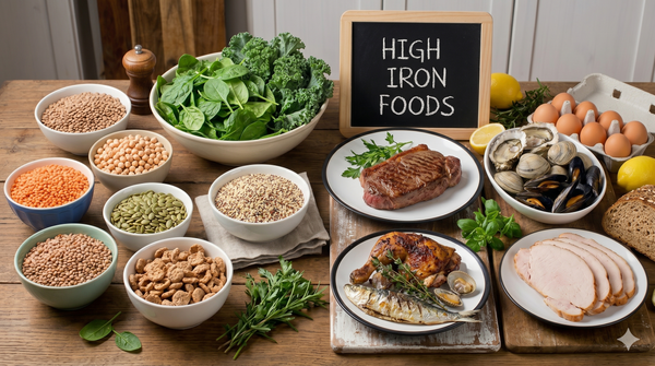 Iron-rich foods I tried to include during pregnancy